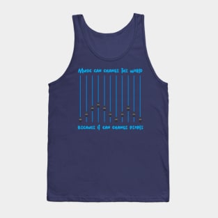 music changes the world Tank Top
